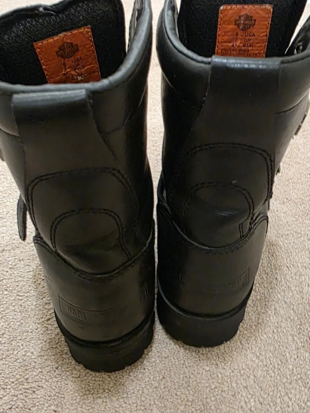 Harley Davidson Faded Glory Boots Size 8
